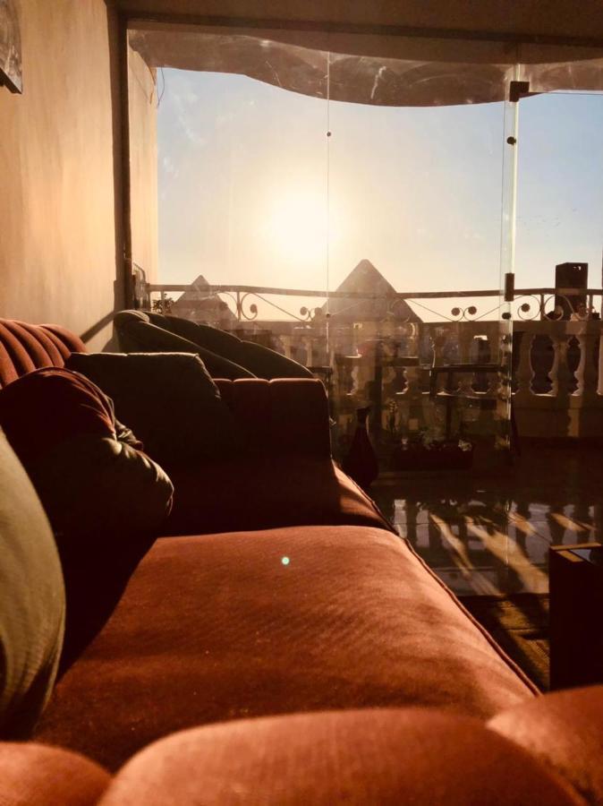 Full Pyramids View Apartment With Balcony For 8 P Kafret el-Gabal Dış mekan fotoğraf