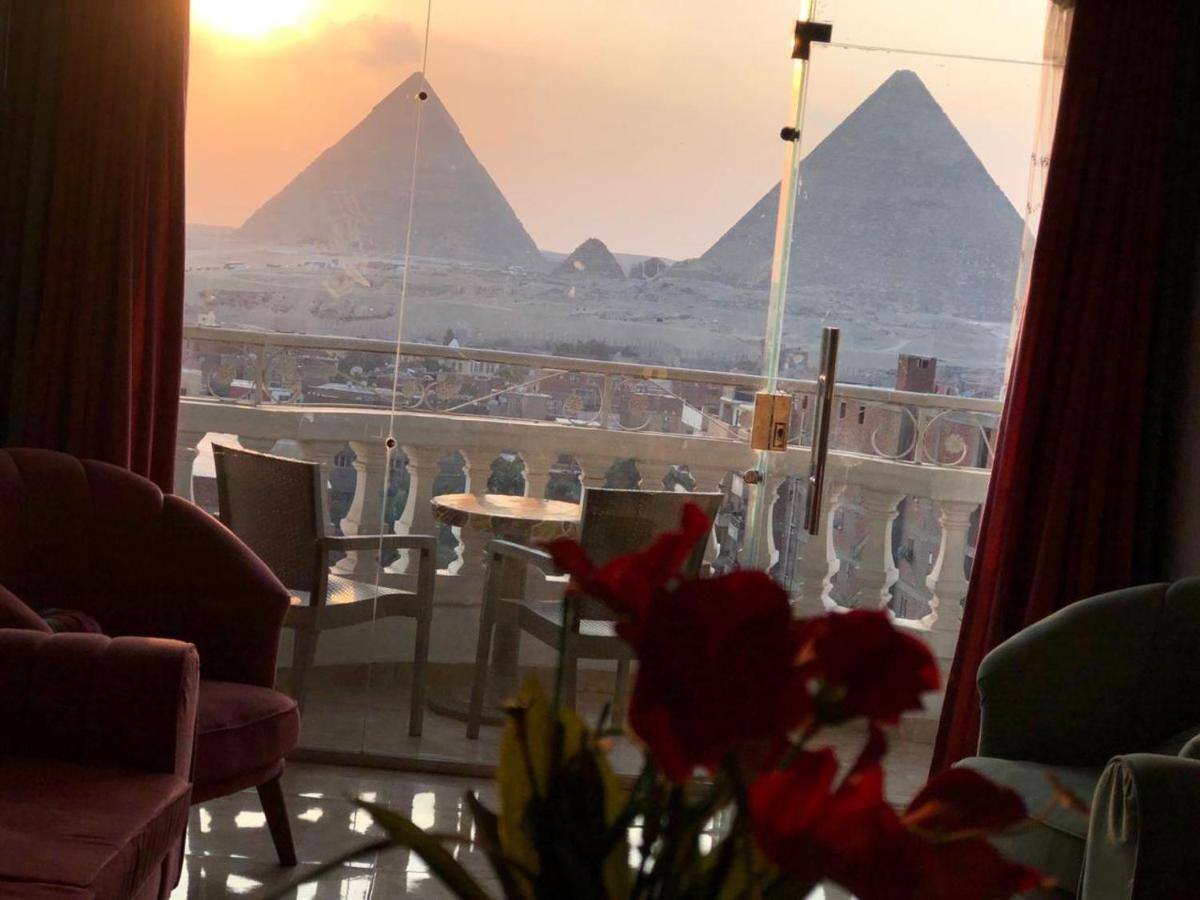 Full Pyramids View Apartment With Balcony For 8 P Kafret el-Gabal Dış mekan fotoğraf