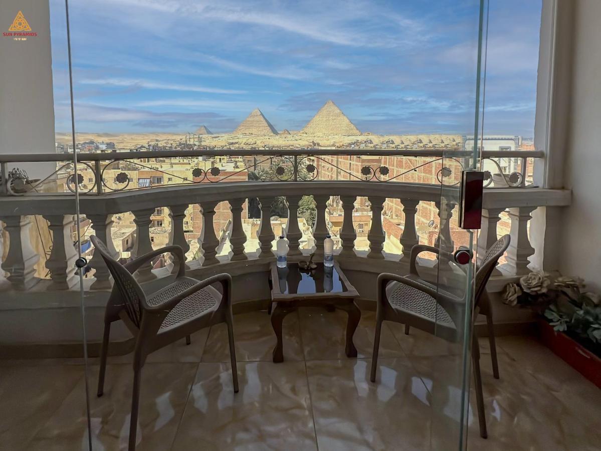Full Pyramids View Apartment With Balcony For 8 P Kafret el-Gabal Dış mekan fotoğraf