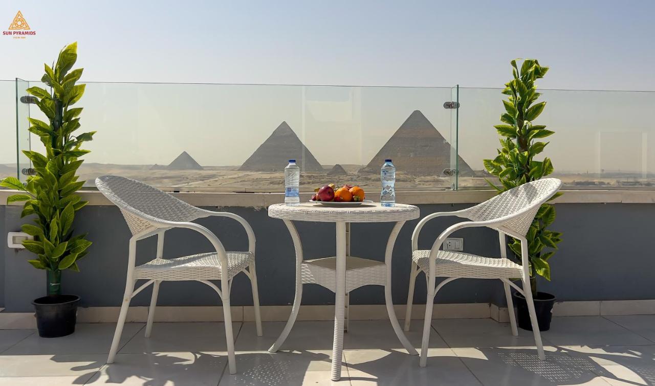 Full Pyramids View Apartment With Balcony For 8 P Kafret el-Gabal Dış mekan fotoğraf