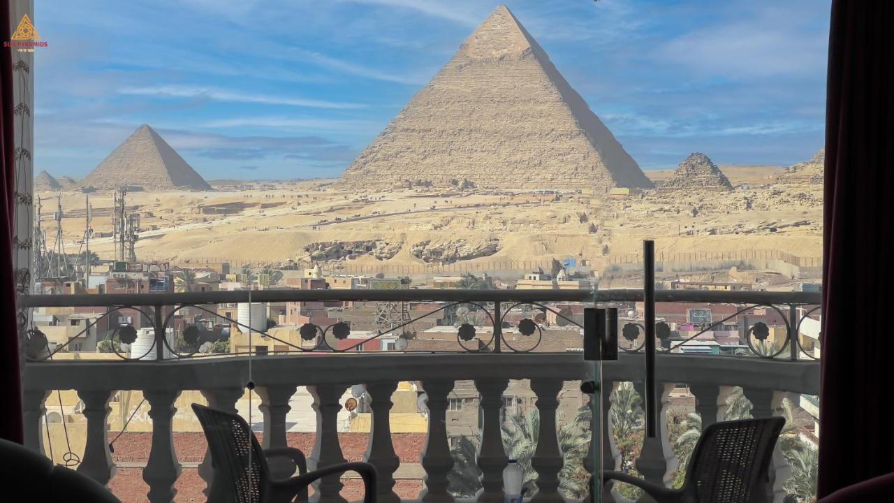 Full Pyramids View Apartment With Balcony For 8 P Kafret el-Gabal Dış mekan fotoğraf